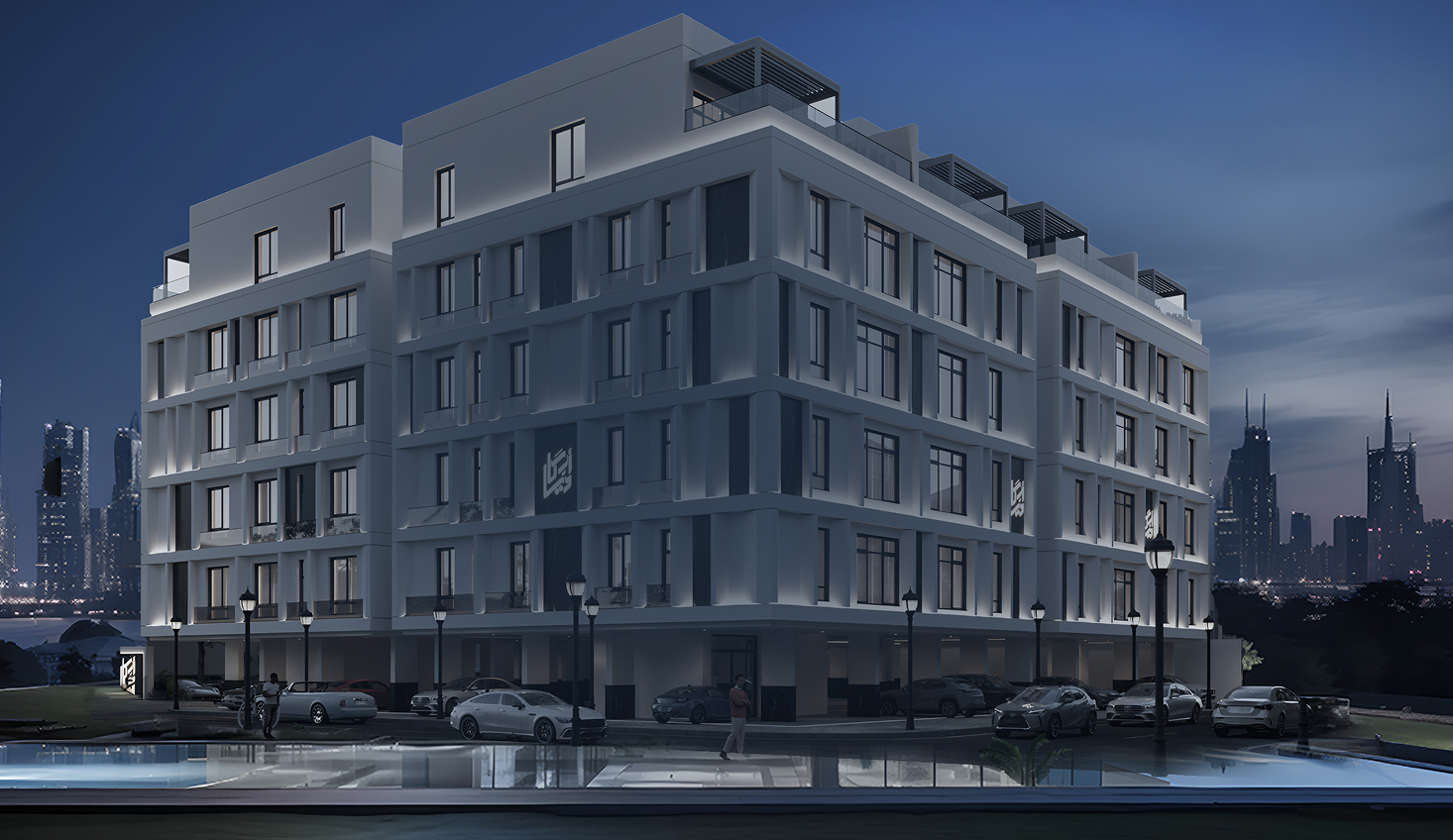 Modern luxury living room with elegant furniture